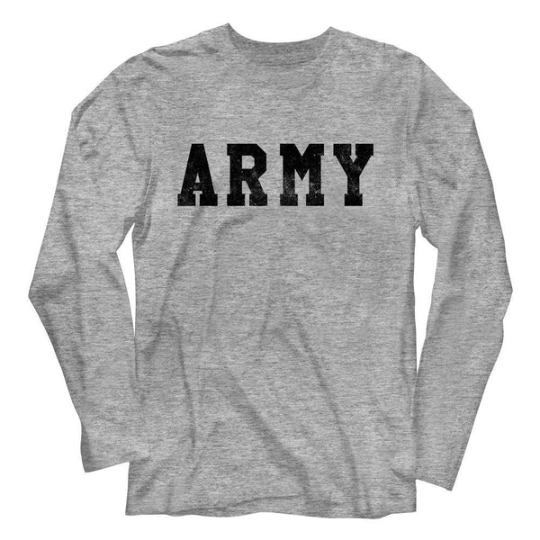 Army - "Army" Long Sleeve Boyfriend Tee - HYPER iCONiC