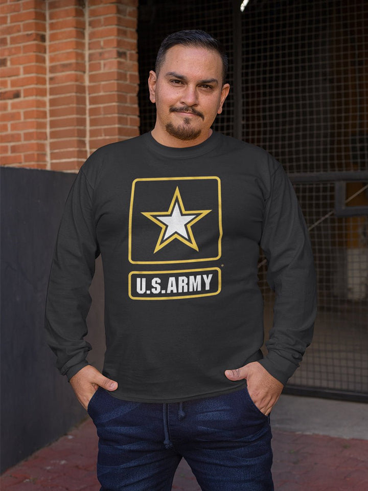 Army - Color Logo Long Sleeve T-Shirt - HYPER iCONiC.