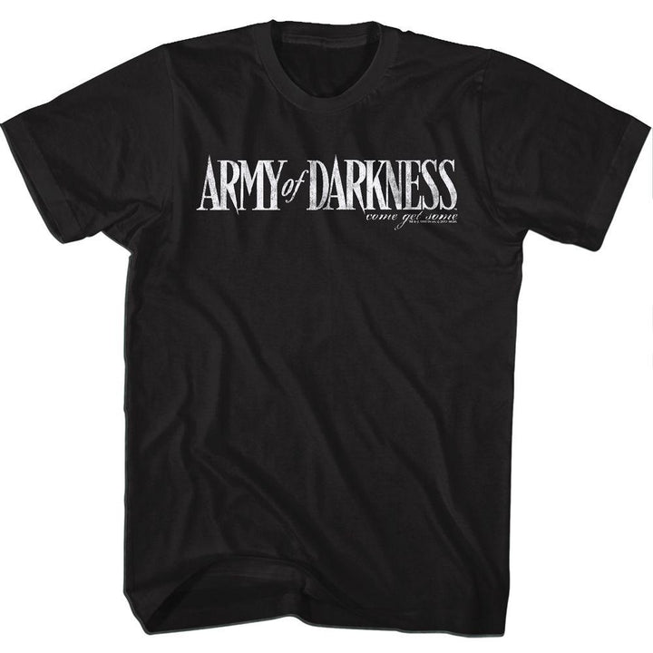 Army Of Darkness - Darkness White Logo Boyfriend Tee - HYPER iCONiC