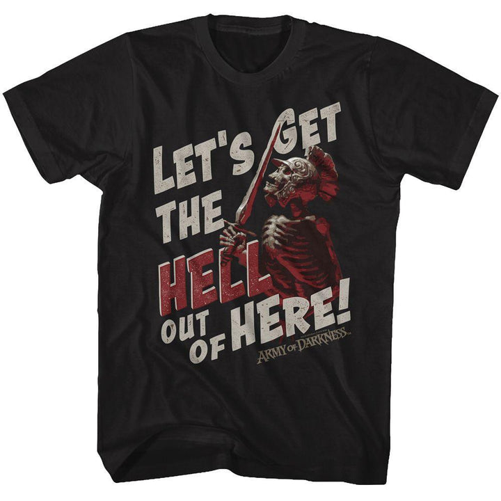 Army Of Darkness - Out Of Here Boyfriend Tee - HYPER iCONiC