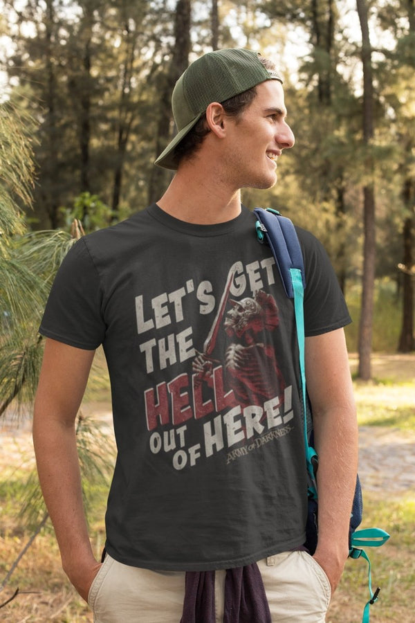 Army Of Darkness - Out Of Here T-Shirt - HYPER iCONiC