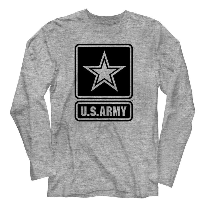 Army - Star Logo Long Sleeve Boyfriend Tee - HYPER iCONiC