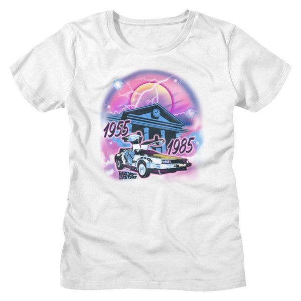 Back To The Future - Airbrush Womens T-Shirt - HYPER iCONiC