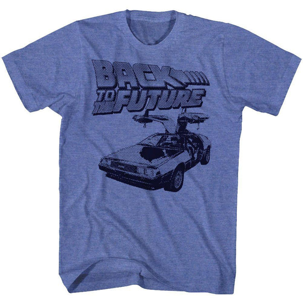 Back To The Future Btf Halftone T-Shirt - HYPER iCONiC