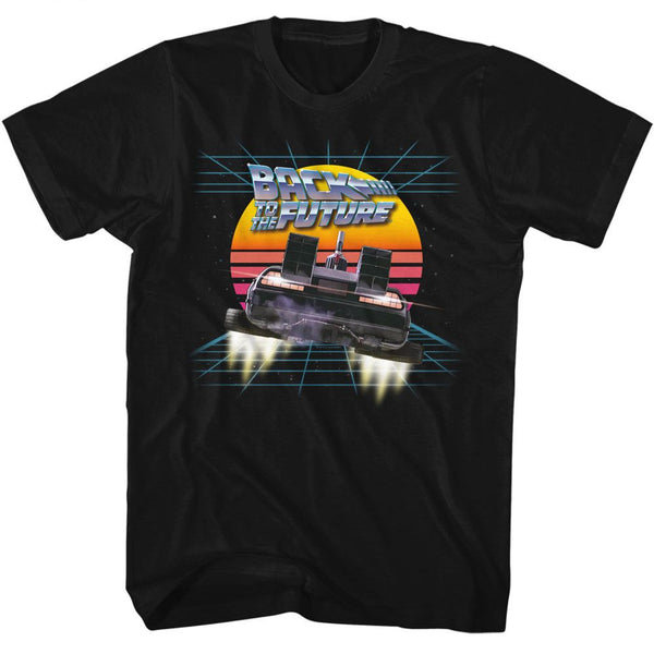 Back To The Future - BTTF Into The Retro Sunset Boyfriend Tee - HYPER iCONiC.