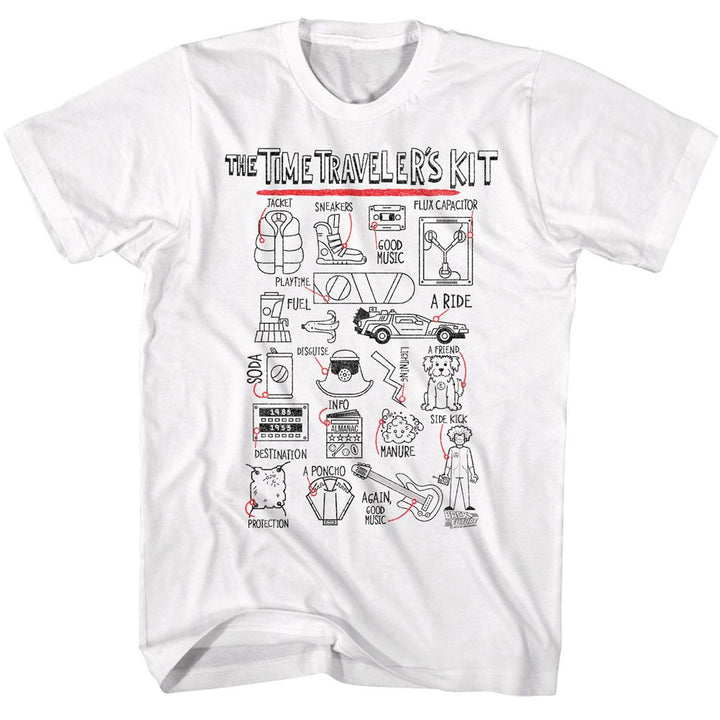 Back To The Future - BTTF Time Travelers Kit T-Shirt - HYPER iCONiC.