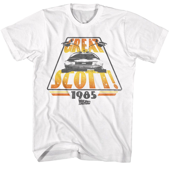 Back To The Future - Great Scott 1985 Boyfriend Tee - HYPER iCONiC.