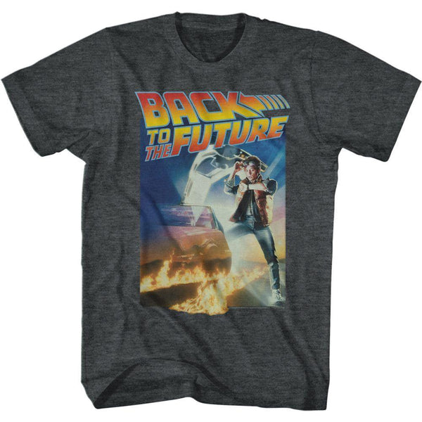 Back To The Future - Poster With A Gig Logo Boyfriend Tee - HYPER iCONiC