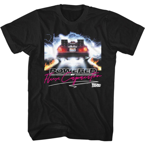 Back To The Future - Powered By Flux T-Shirt - HYPER iCONiC