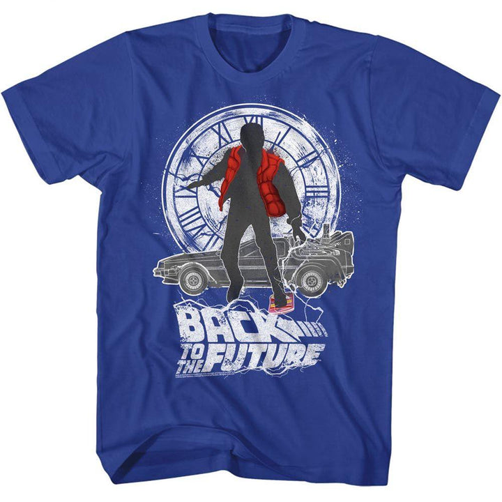 Back To The Future Silhouette Collage T-Shirt - HYPER iCONiC
