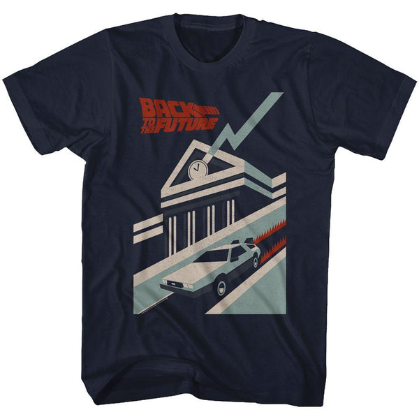 Back To The Future Simply Distressed T-Shirt - HYPER iCONiC
