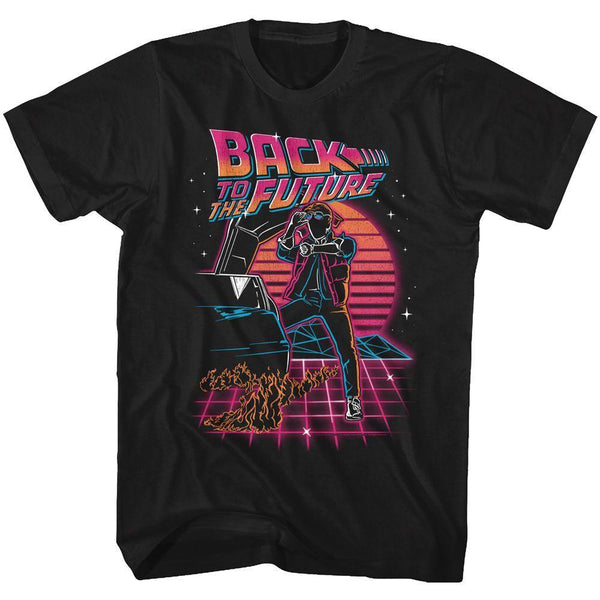 Back To The Future - Synthwave Future Boyfriend Tee - HYPER iCONiC