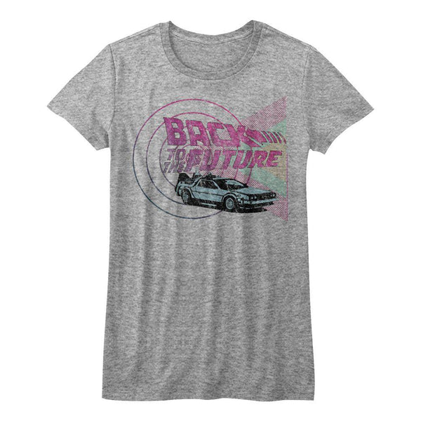Back To The Future - Time Machines And Shapes Womens T-Shirt - HYPER iCONiC