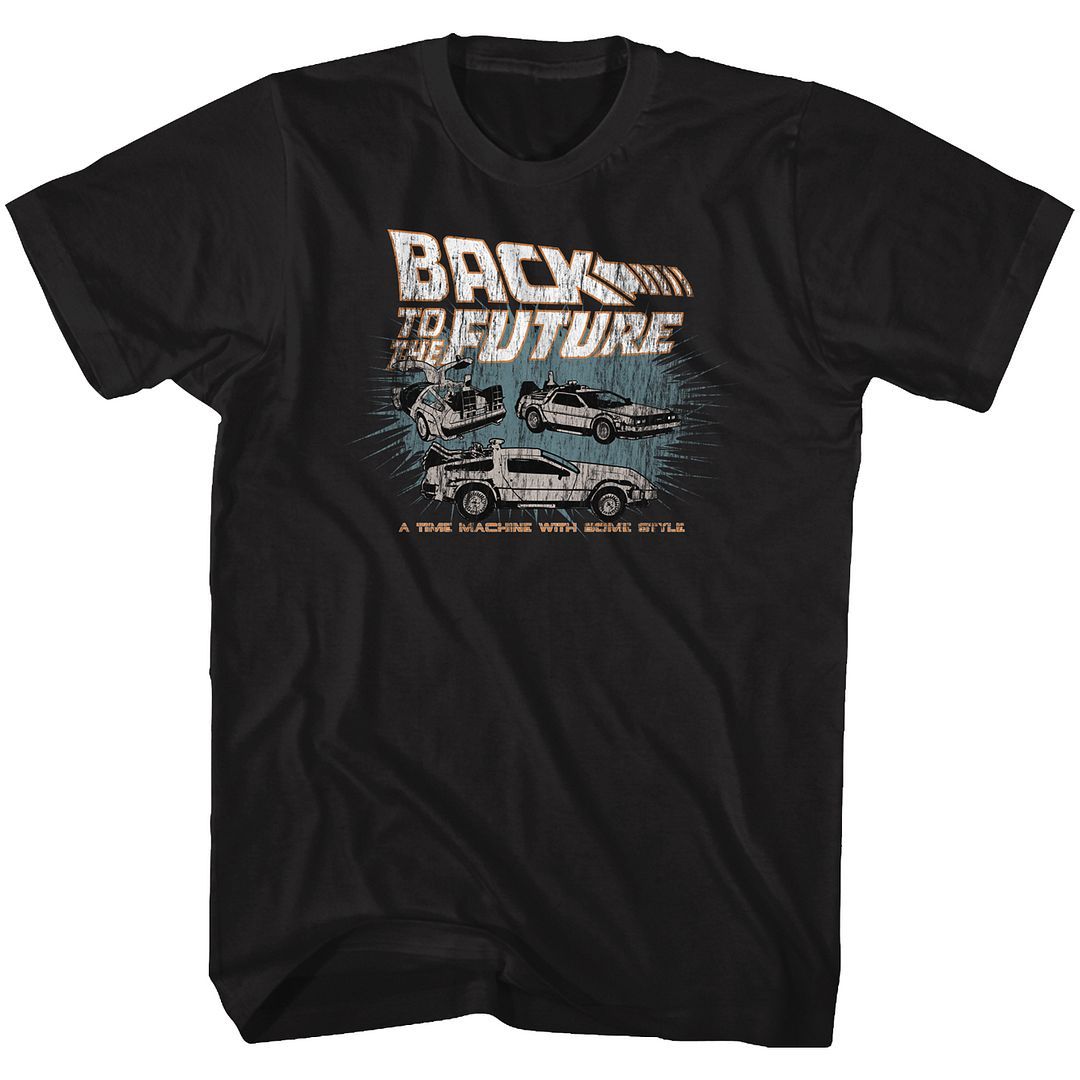 Back To The Time Machine With Style T-Shirt - HYPER iCONiC