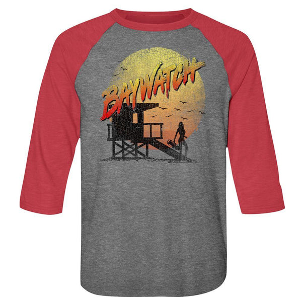 Baywatch - Cracked Up Baseball Shirt - HYPER iCONiC
