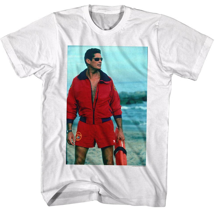 Baywatch On The Beach T-Shirt - HYPER iCONiC