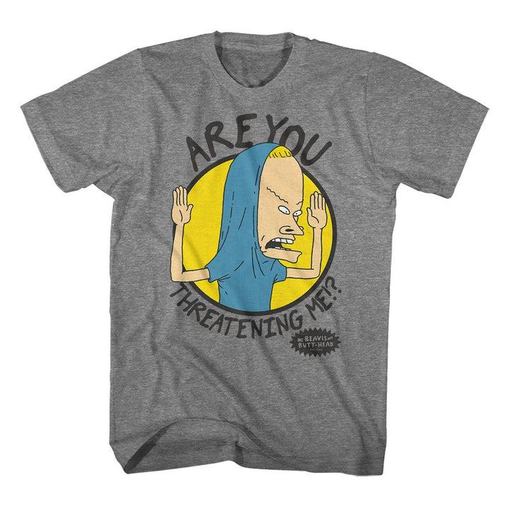 Beavis And Butthead - Are You Threatening Me Boyfriend Tee - HYPER iCONiC.
