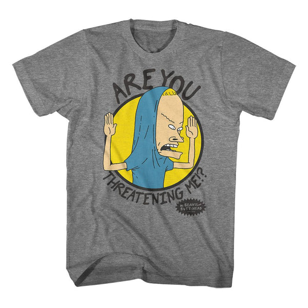 Beavis And Butthead - Are You Threatening Me T-Shirt - HYPER iCONiC.