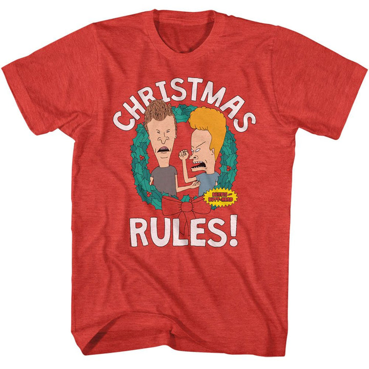 Beavis And Butthead - Christmas Rules T-Shirt - HYPER iCONiC.