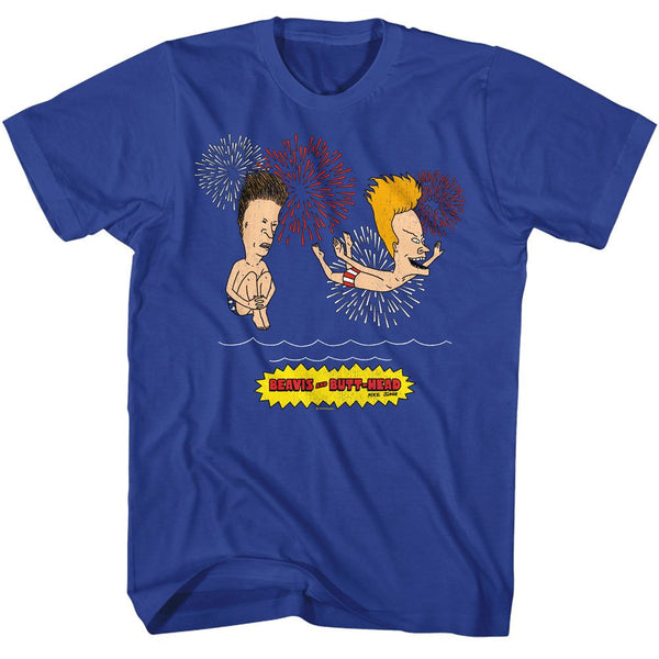 Beavis And Butthead - Firework Swim T-Shirt - HYPER iCONiC.