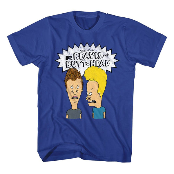 Beavis And Butthead - The Boys And Logo Boyfriend Tee - HYPER iCONiC.