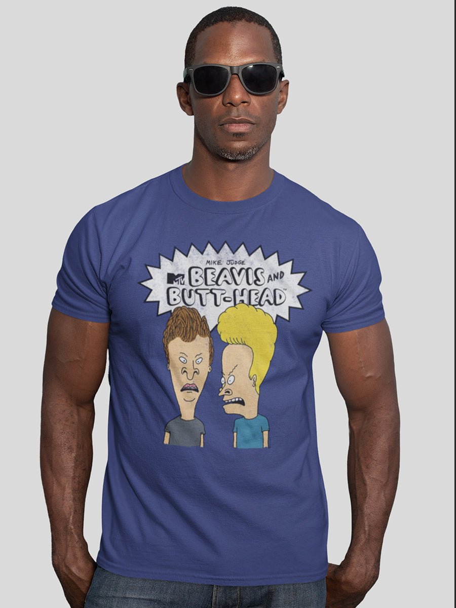 Beavis And Butthead - The Boys And Logo T-Shirt - HYPER iCONiC.