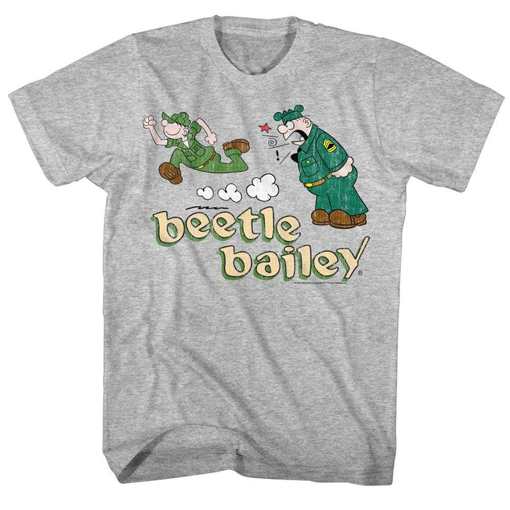 Beetle Bailey - Beetle Run Sarge Yell T-Shirt - HYPER iCONiC