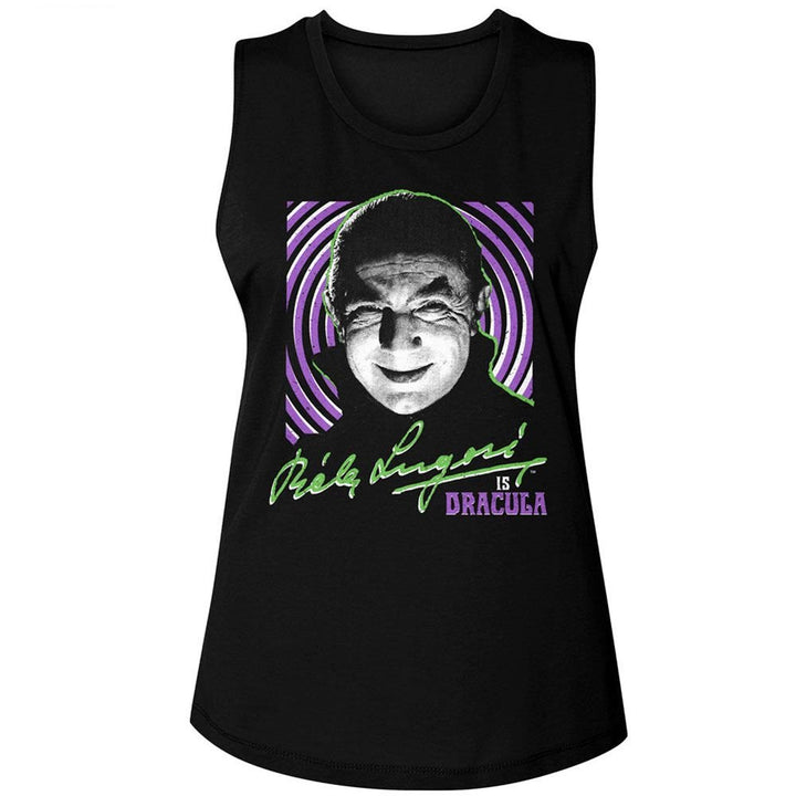 Bela Lugosi - Hypnotic Womens Muscle Tank Top - HYPER iCONiC.