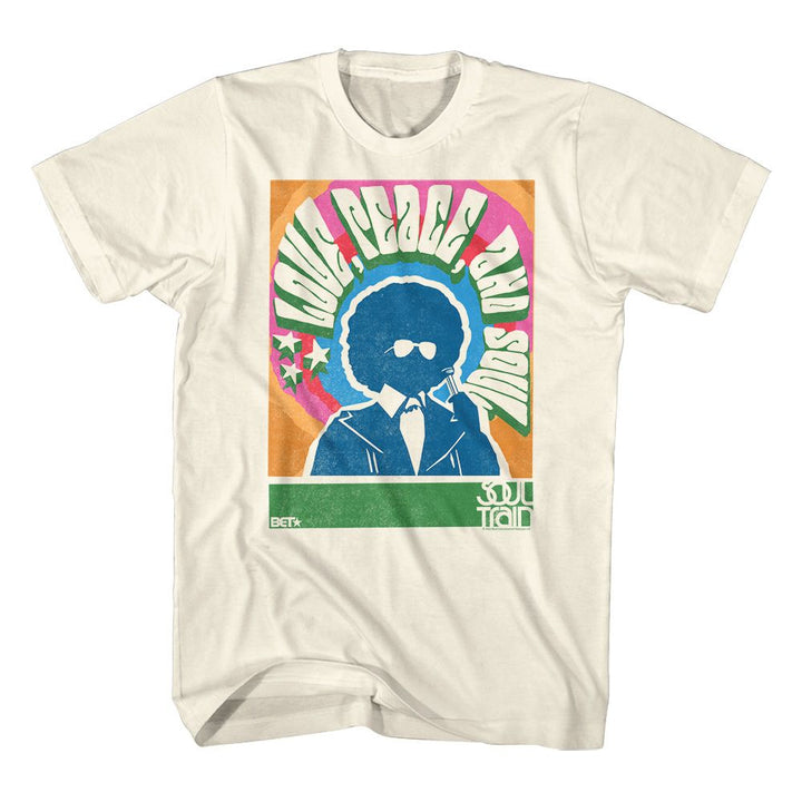 BET - Love Peace And Soul Poster Boyfriend Tee - HYPER iCONiC.