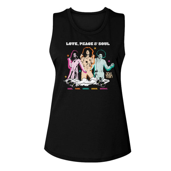 BET - Love Peace And Soul Womens Tank Top - HYPER iCONiC.