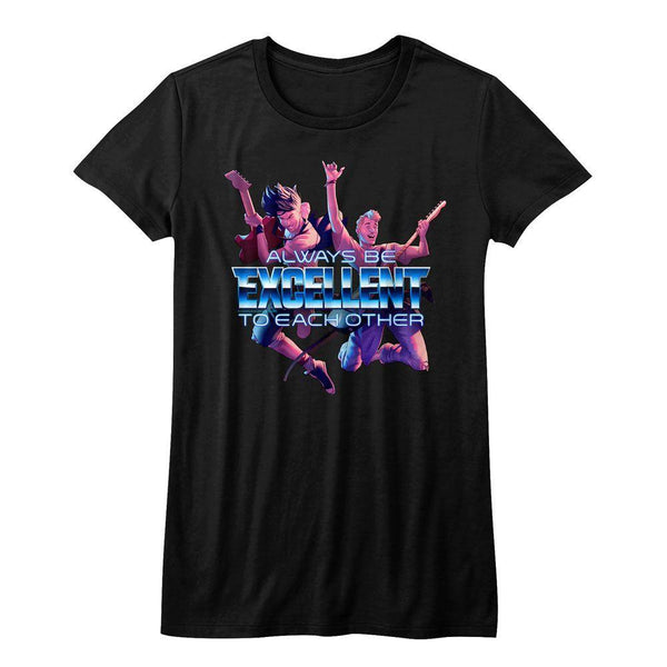 Bill And Ted - Always Excellent Womens T-Shirt - HYPER iCONiC