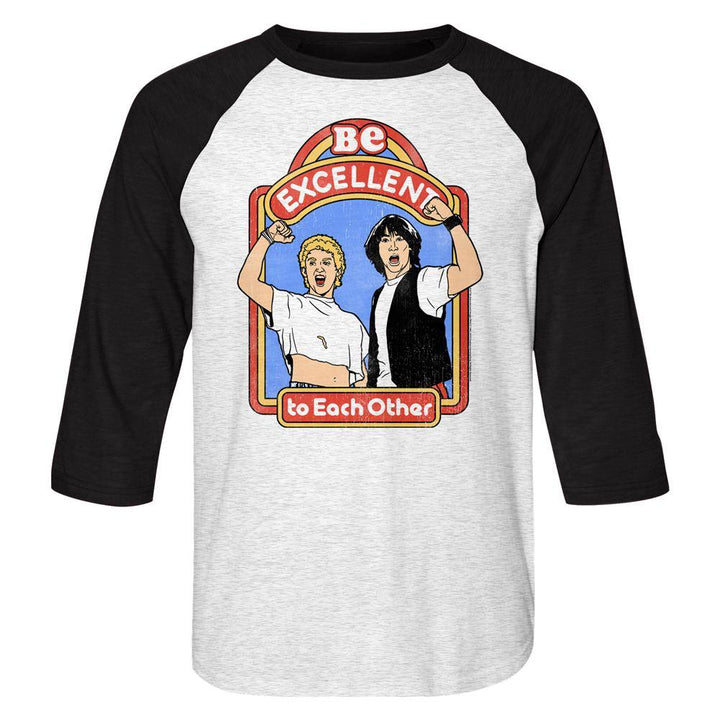Bill And Ted - Excellent Storybook Baseball Shirt - HYPER iCONiC