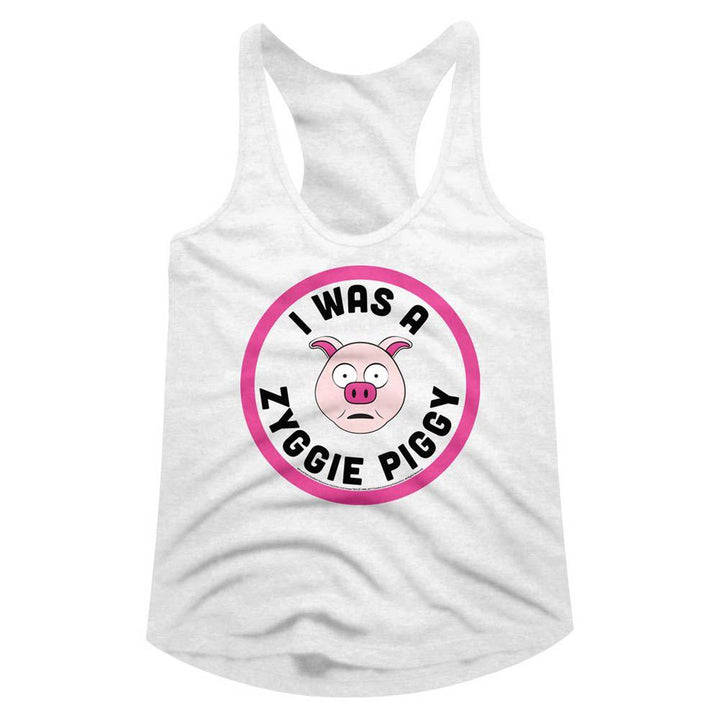 Bill And Ted - Zyggie Piggy Womens Racerback Tank - HYPER iCONiC