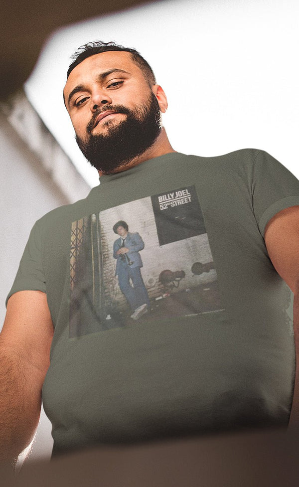 Billy Joel 52nd Street Big and Tall T-Shirt - HYPER iCONiC.