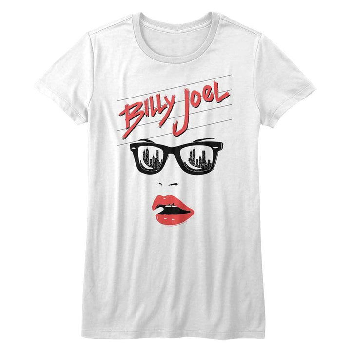 Billy Joel Lips Womens T-Shirt - HYPER iCONiC