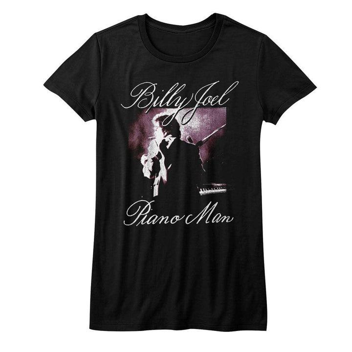 Billy Joel Piano Man Womens T-Shirt - HYPER iCONiC