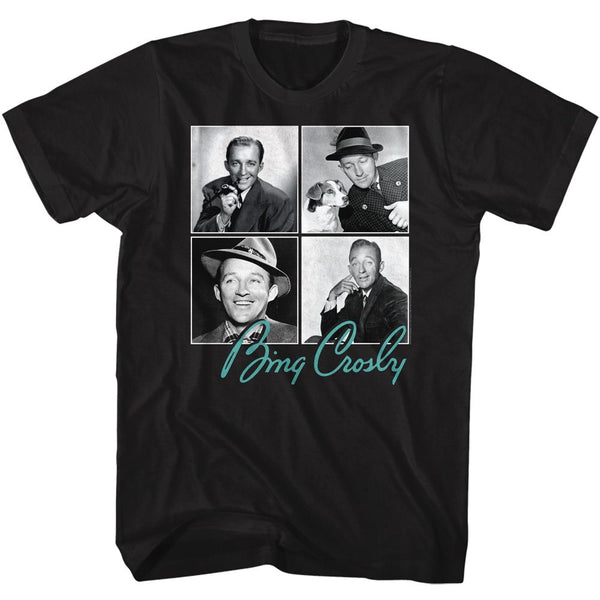 Bing Crosby - 4 Square T-Shirt - HYPER iCONiC.