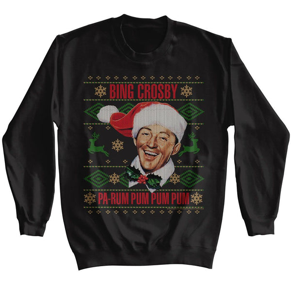 Bing Crosby - Christmas Sweater Sweatshirt - HYPER iCONiC.