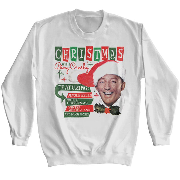 Bing Crosby - Christmas With With Bing Sweatshirt - HYPER iCONiC.
