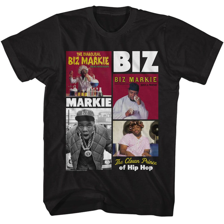 Biz Markie - Clown Prince Collage T-Shirt - HYPER iCONiC.