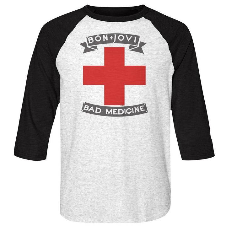 Bon Jovi - Bad Medicine Baseball Shirt - HYPER iCONiC