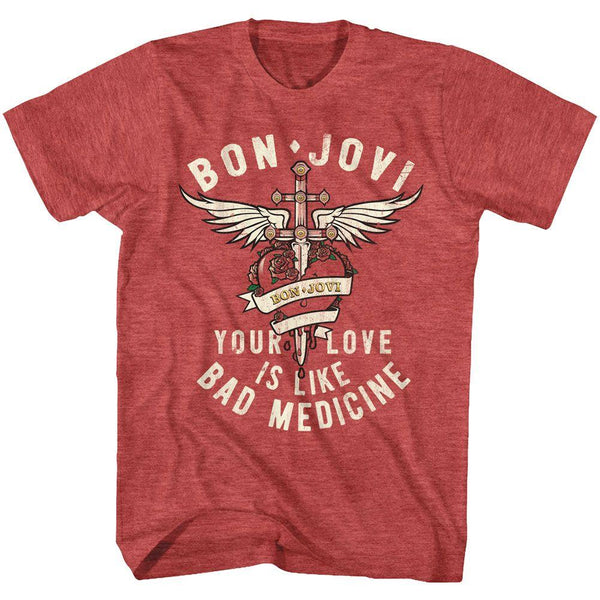 Bon Jovi Bad Medicine T-Shirt - HYPER iCONiC