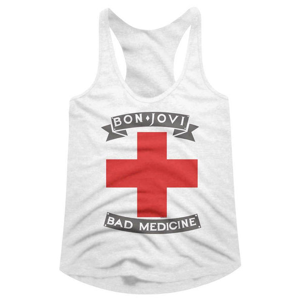 Bon Jovi - Bad Medicine Womens Racerback Tank - HYPER iCONiC