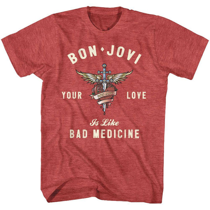 Bon Jovi - Heart And Dagger T-Shirt - HYPER iCONiC