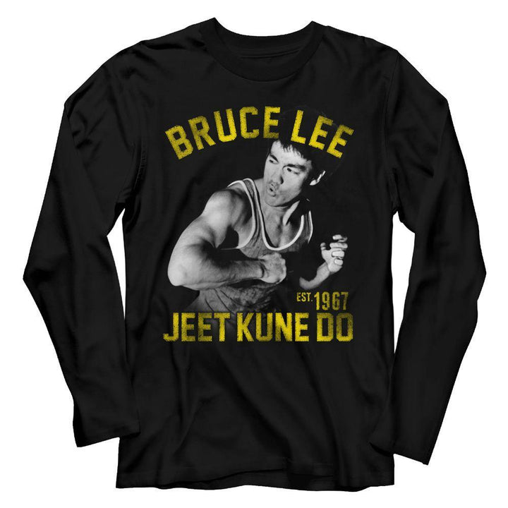 Bruce Lee - Action Bruce Long Sleeve Boyfriend Tee - HYPER iCONiC