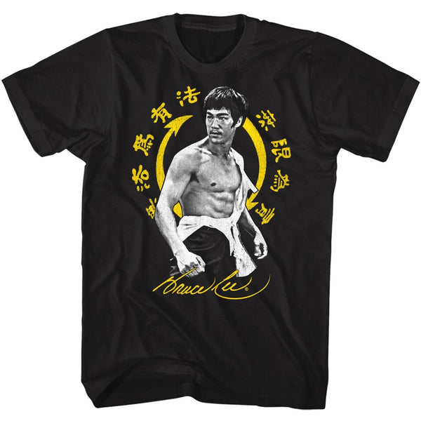Bruce Lee - Bright Symbol BG T-Shirt - HYPER iCONiC.