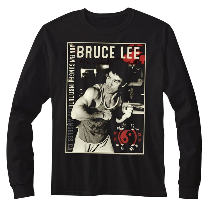 Bruce Lee - Bruce Long Sleeve Boyfriend Tee - HYPER iCONiC