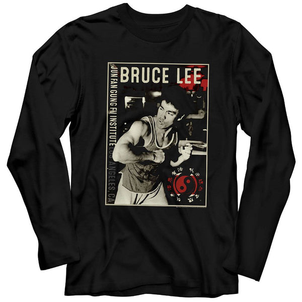 Bruce Lee - Bruce Long Sleeve Tee - HYPER iCONiC.