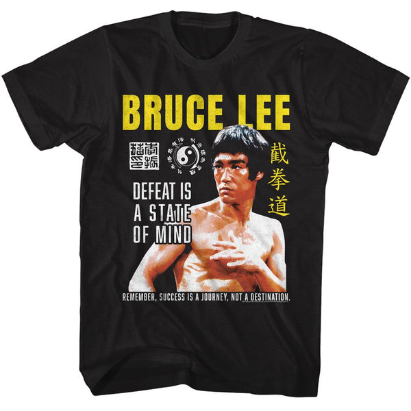 Bruce Lee - Defeat Is A State Of Mind Boyfriend Tee - HYPER iCONiC.