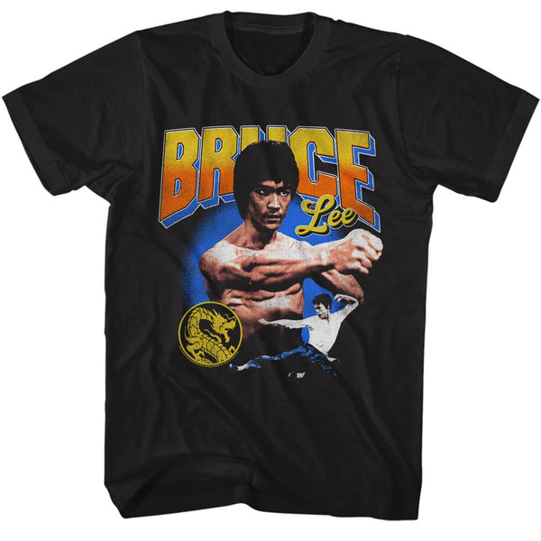Bruce Lee - Gradient Text T-Shirt - HYPER iCONiC.